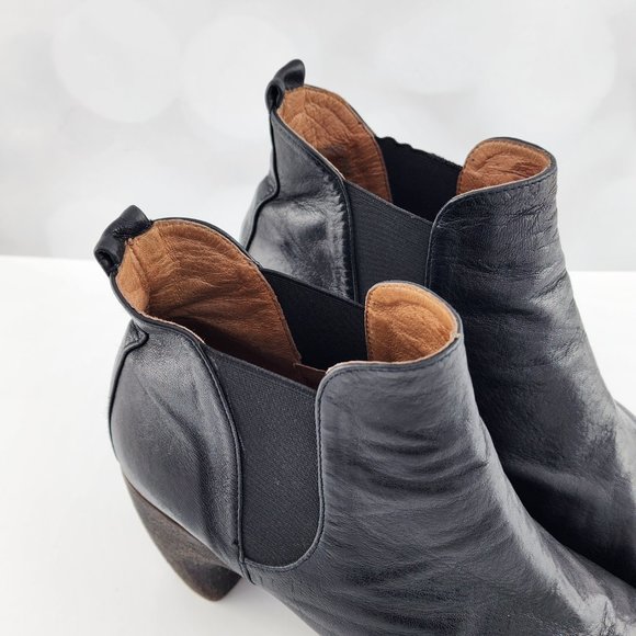 Black High Heels Ankle Boots by Eric Michael - Picture 10 of 12